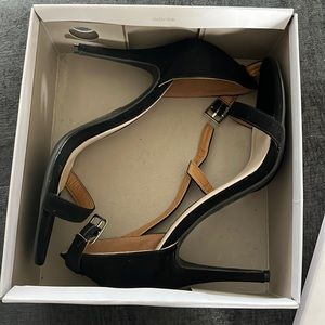 Formal Open Toe Sandal Heels. Purchased from Davids Bridal